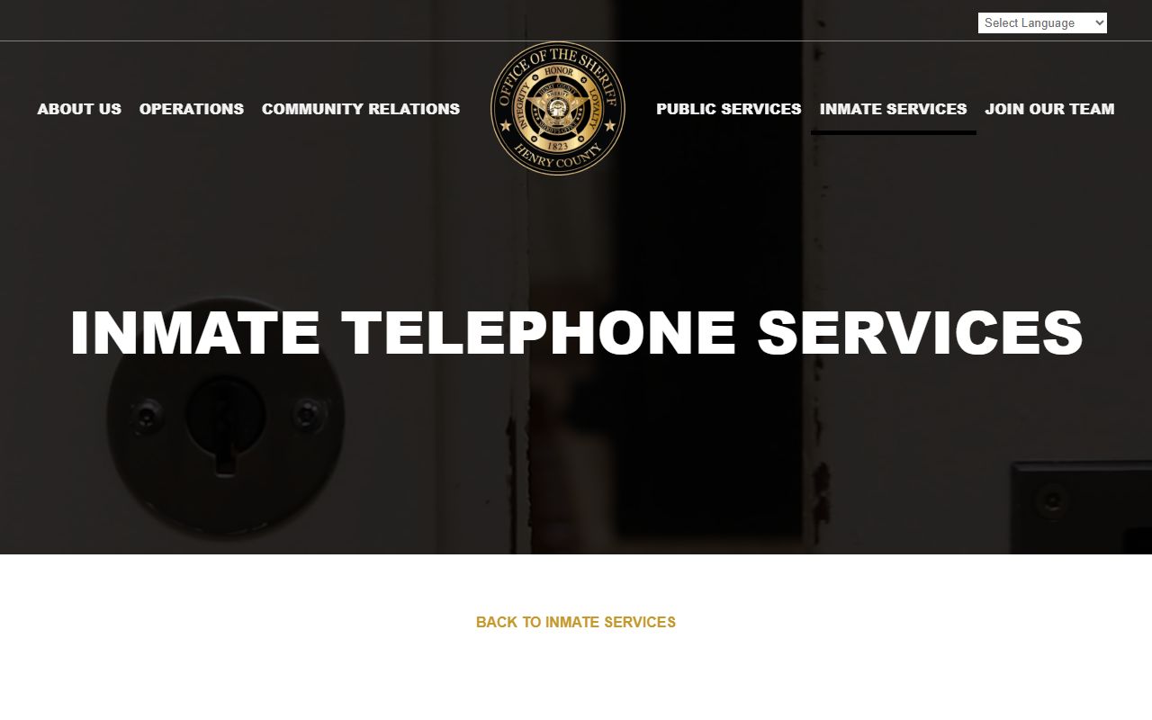 Henry County inmate search inmate telephone rules