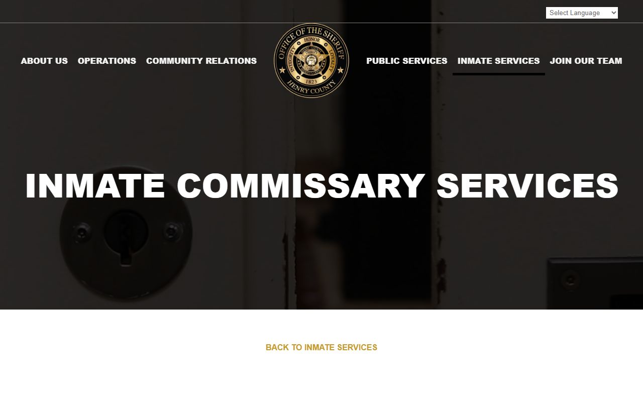 Henry County probate records contrasted with sheriff commissary account rules