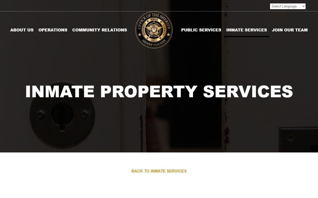 Henry County probate records compared with sheriff inmate property records